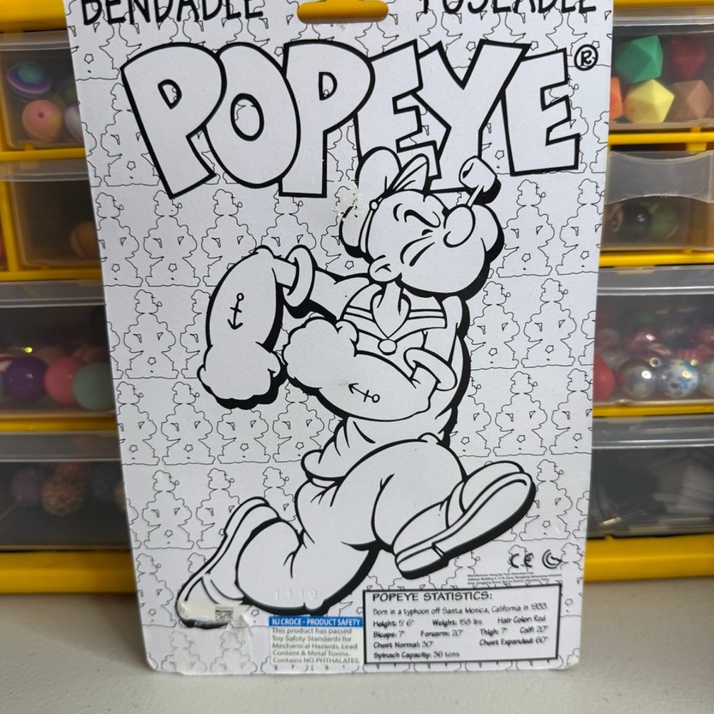 Popeye Bendable Action Figure - Picture 2 of 2